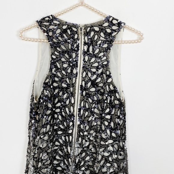 Alice Olivia Remi Embellished Sequin Beaded Dress - Picture 5 of 7